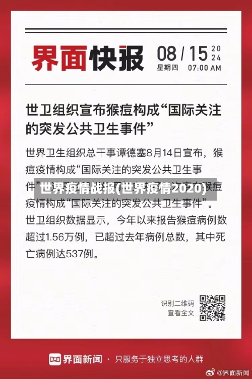 世界疫情战报(世界疫情2020)
