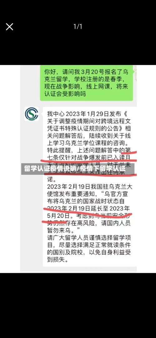 留学认证疫情说明/疫情下留学认证-第2张图片