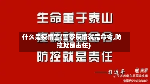 什么是疫情警(警察疫情就是命令,防控就是责任)-第2张图片