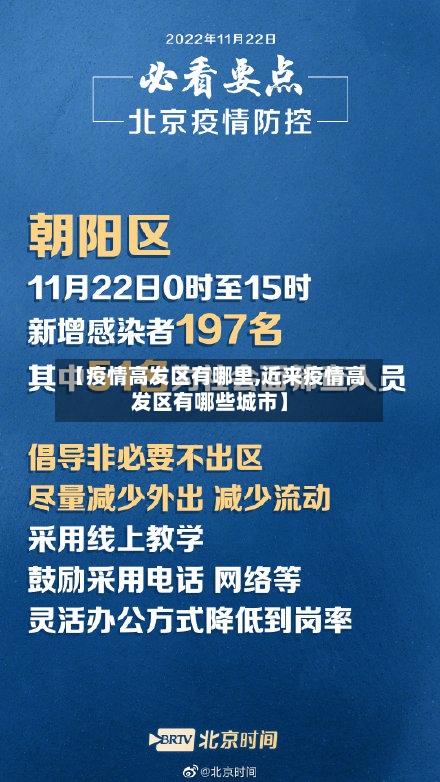 【疫情高发区有哪里,近来疫情高发区有哪些城市】