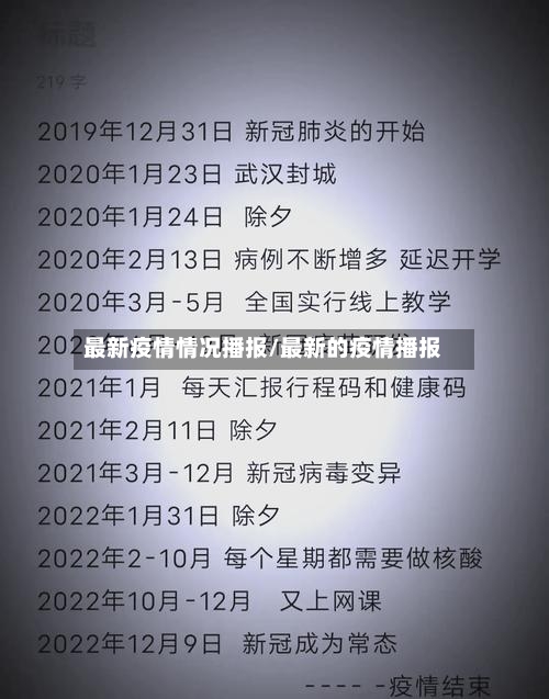 最新疫情情况播报/最新的疫情播报-第3张图片