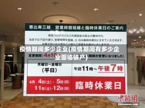 疫情期间多少企业(疫情期间有多少企业面临破产)