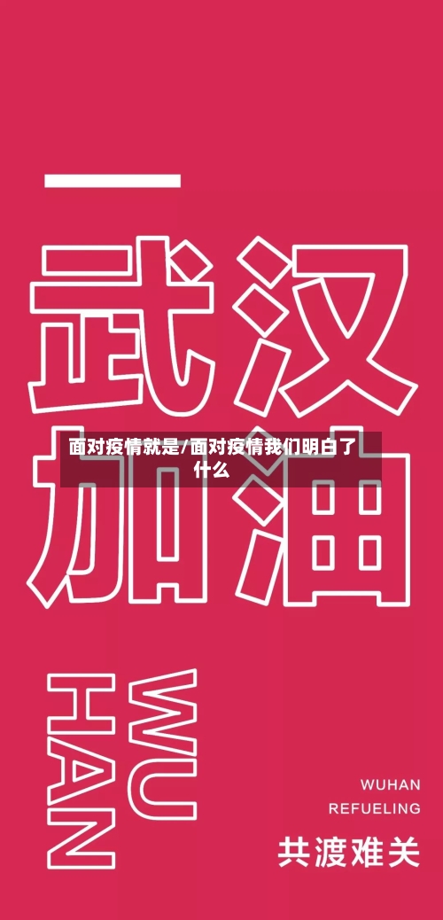 面对疫情就是/面对疫情我们明白了什么