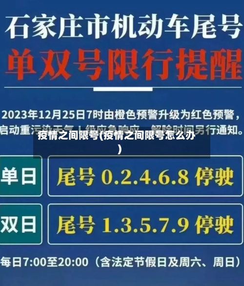 疫情之间限号(疫情之间限号怎么办)