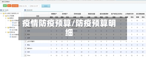 疫情防疫预算/防疫预算明细-第2张图片