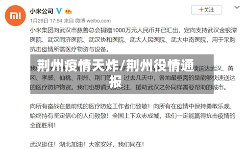 荆州疫情天炸/荆州役情通报-第2张图片